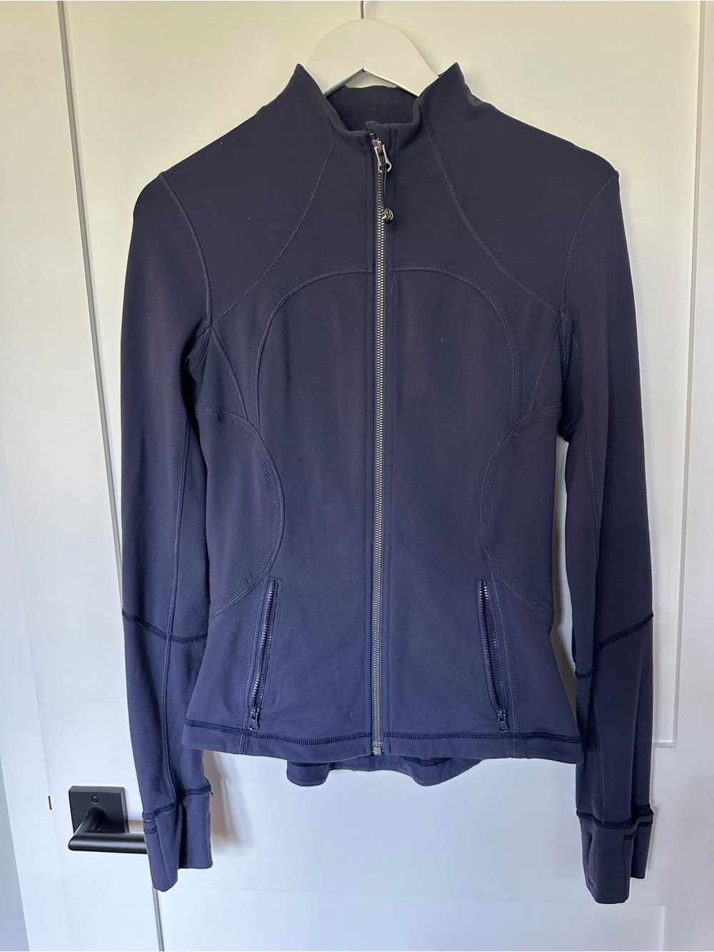 Womens Lululemon Athletica Zip-Front Active Jacket in Navy 6